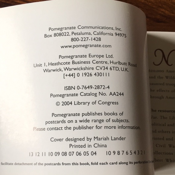 Civil War postcard books (set of 3) Library of Congress - Total of 90 post cards - Picture 4 of 15